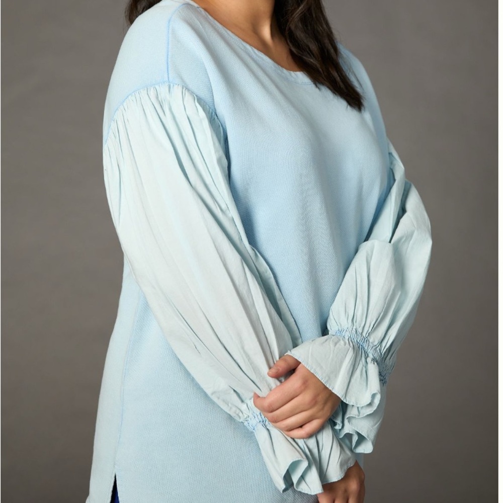 Anthropologie Pilcro  pullover , color blue. Size S.
